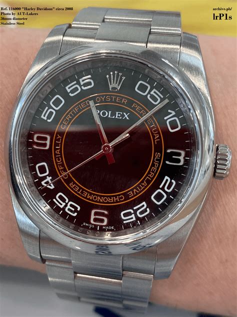 rolex harley dial|ROLEX 116000 OYSTER PERPETUAL .